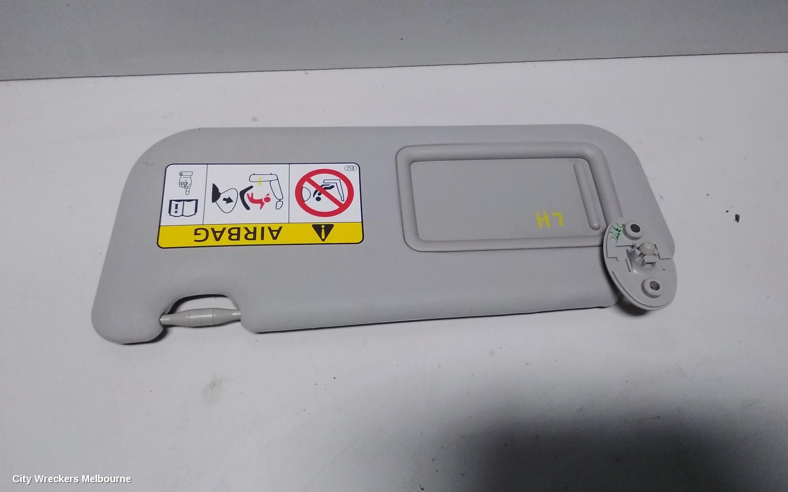 TOYOTA YARIS SUNVISOR, NCP13#, LH SIDE, 08/2011 - 12/2019 - Image 2