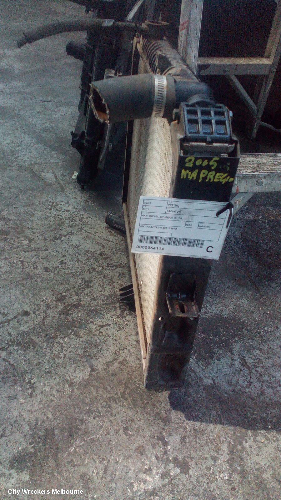 KIA PREGIO RADIATOR, MAN, DIESEL, CT, 08/2002 - 01/2006 - Image 2