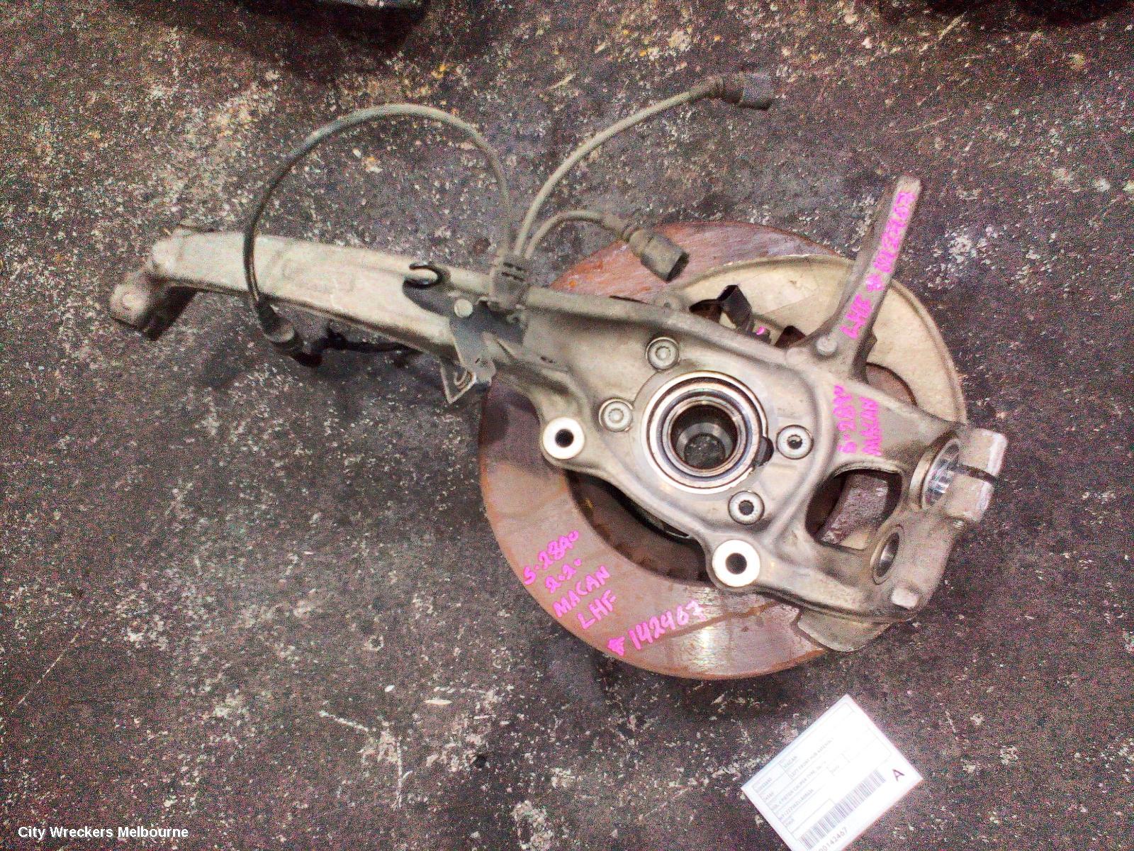 PORSCHE MACAN LEFT FRONT HUB ASSEMBLY, 95B, 4 PISTON CALIPER TYPE, 06/2014 ONWARDS - Image 1