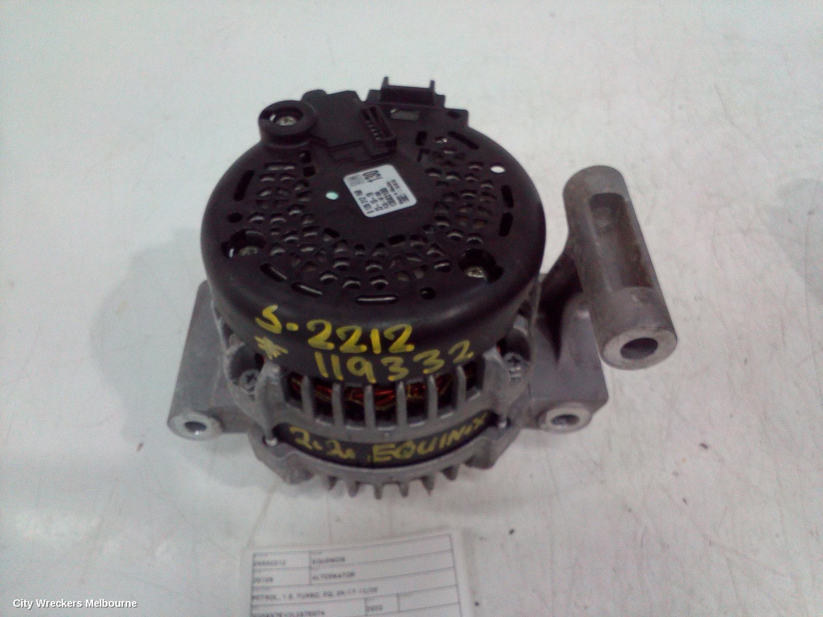 HOLDEN EQUINOX ALTERNATOR, PETROL, 1.5, TURBO, EQ, 09/2017 - 12/2020 - Image 2