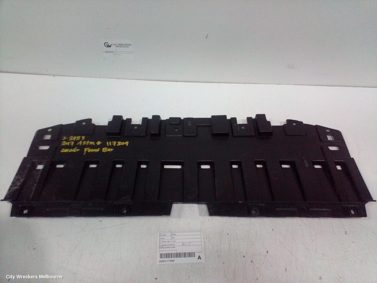 HOLDEN ASTRA, BL, SEDAN, 05/2017 - 12/2020, UNDER BUMPER COVER: 117309 - Image 2