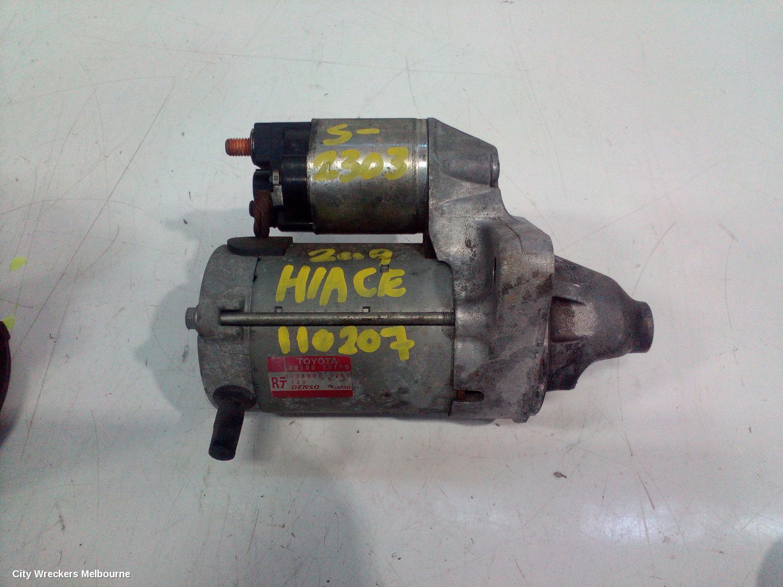 TOYOTA HIACE STARTER, PETROL, 2.7, 2TR-FE, TRH, 03/2005 - 04/2019 - Image 2