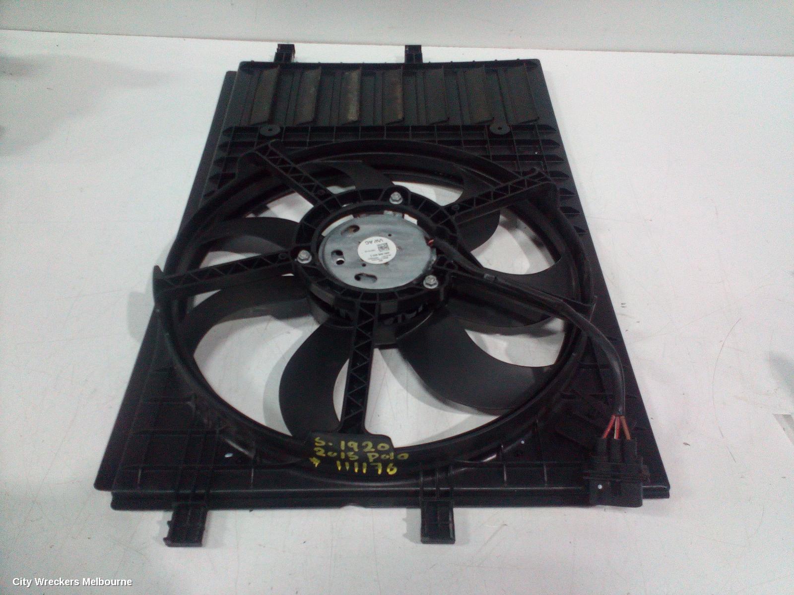 VOLKSWAGEN POLO FAN, DUAL FAN ASSY, 1.4, PETROL, TURBO/SCHARGED, 6R, 05/2010 - 05/2014 - Image 2
