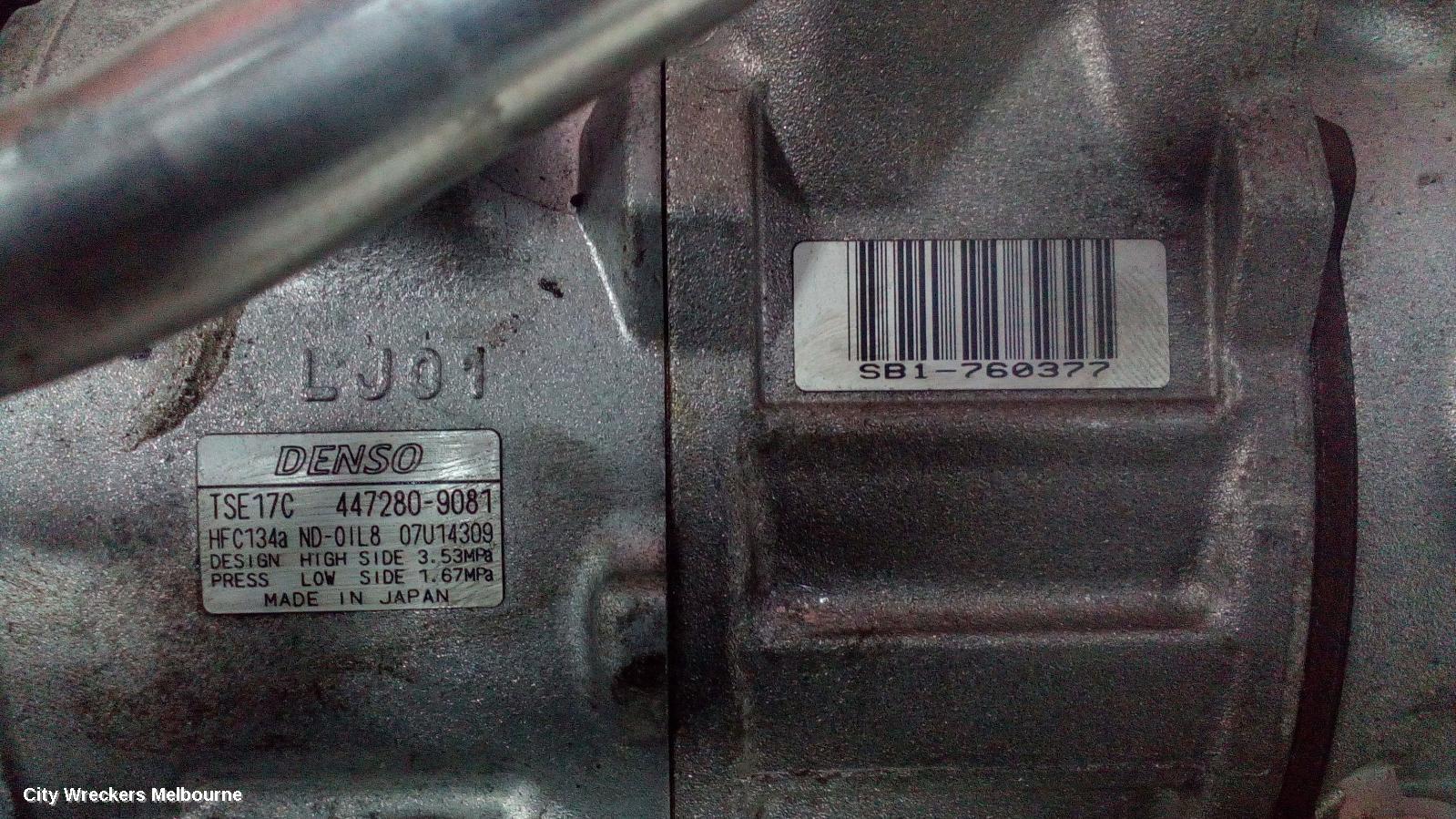 TOYOTA CAMRY A/C COMPRESSOR, ASV50, 2.5, 2AR-FE, 12/2011 - 10/2017 - Image 3