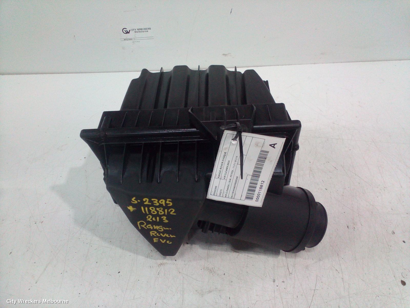 LAND ROVER RANGEROVER EVOQUE AIR CLEANER/BOX, AIR CLEANER, L538, PETROL, 11/2011 - 01/2019 - Image 2