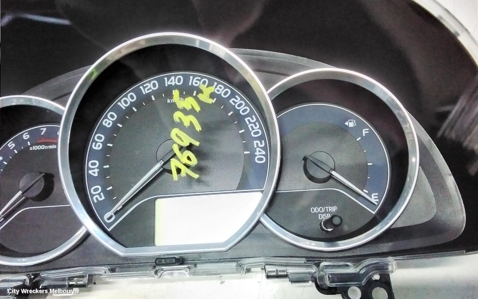 TOYOTA COROLLA INSTRUMENT CLUSTER, 1.8, 2ZR-FE, AUTO T/M, ASCENT/ASCENT SPORT, ZRE182R, HATCH, 06/2015 - 06/2018 - Image 3