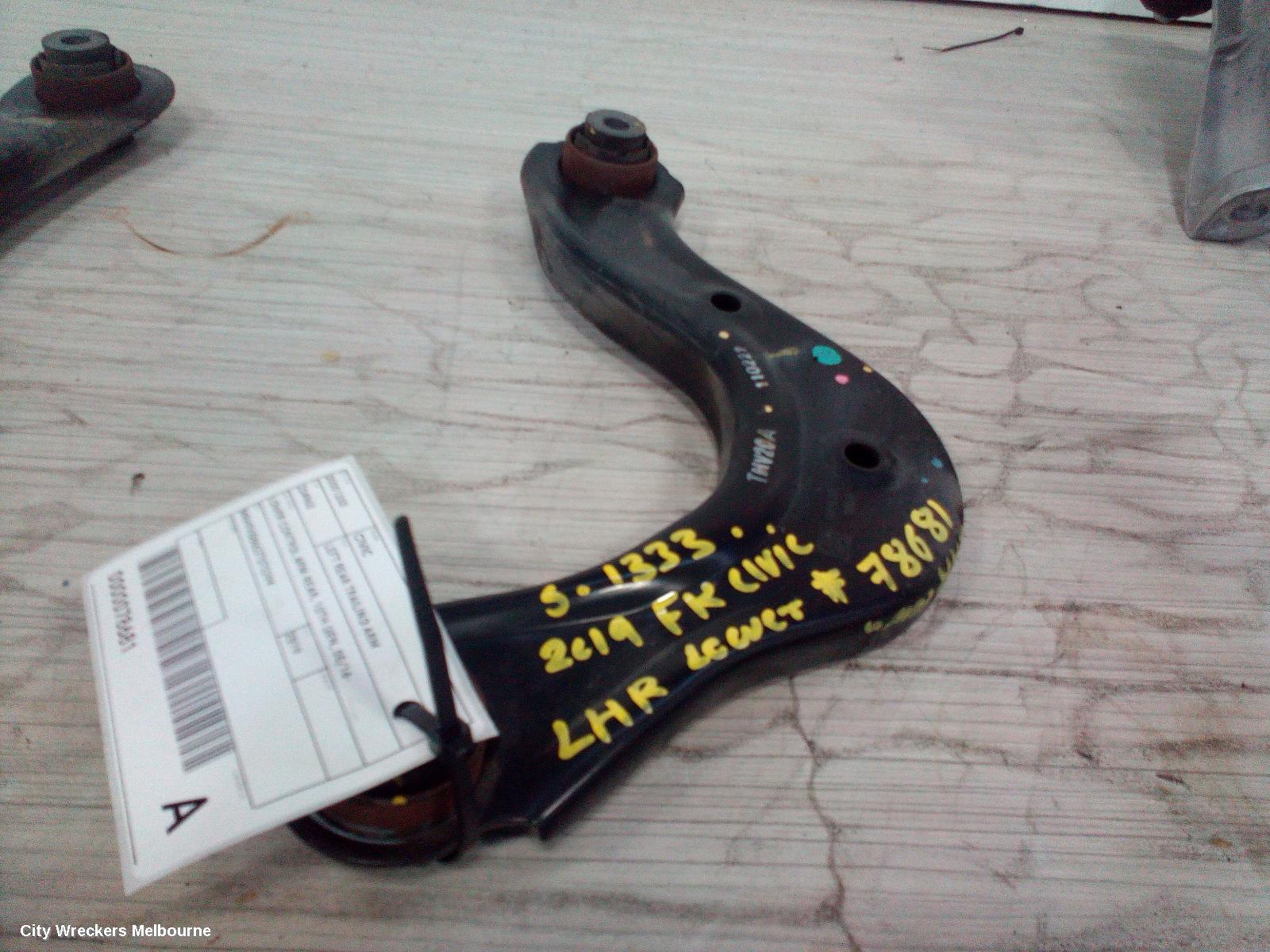 HONDA CIVIC LEFT REAR TRAILING ARM, LOWER CONTROL ARM-REAR, 10TH GEN, 05/2016 ONWARDS - Image 2