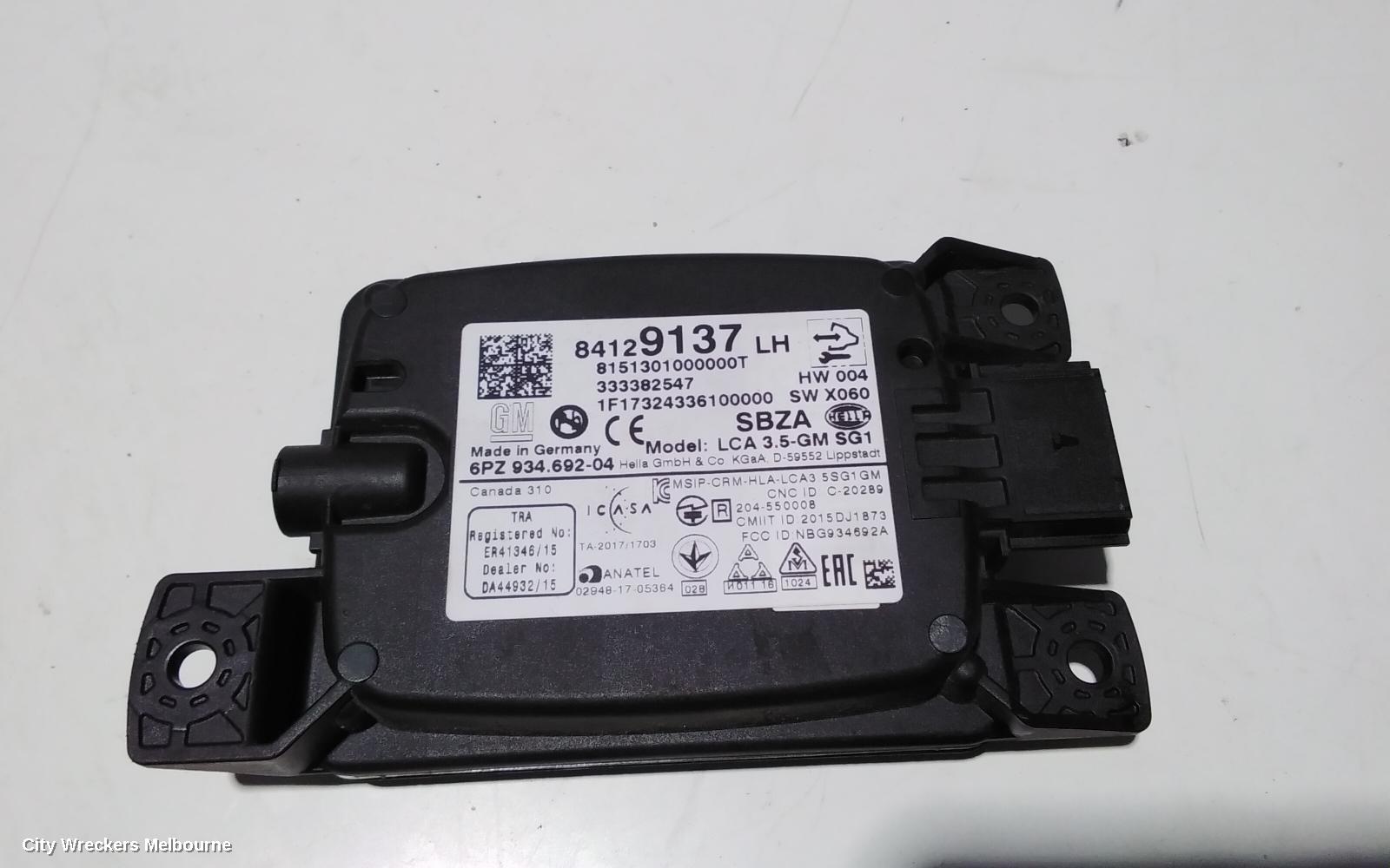 HOLDEN COMMODORE, ZB, 10/2017 - 12/2020, BLIND SPORT MODULE  LH REAR    : 87041 - Image 2