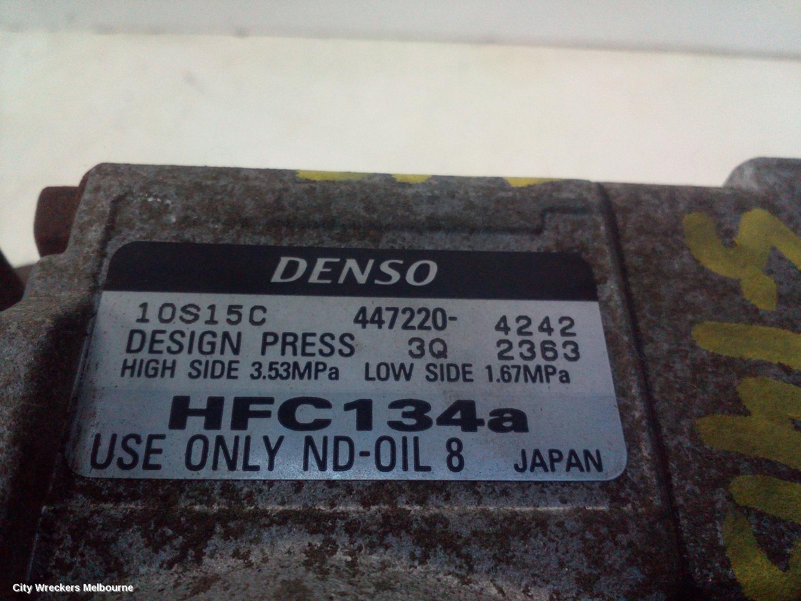 TOYOTA HIACE A/C COMPRESSOR, KDH, 3.0, 1KD-FTV, DIESEL, DENSO 10S17C TYPE, 09/2006 - 04/2019 - Image 1