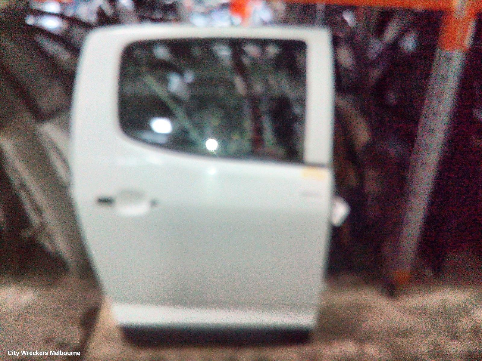 HOLDEN COLORADO RIGHT REAR DOOR, RG, DUAL CAB, W/ MOULD TYPE, 01/2012 - 12/2020 - Image 2