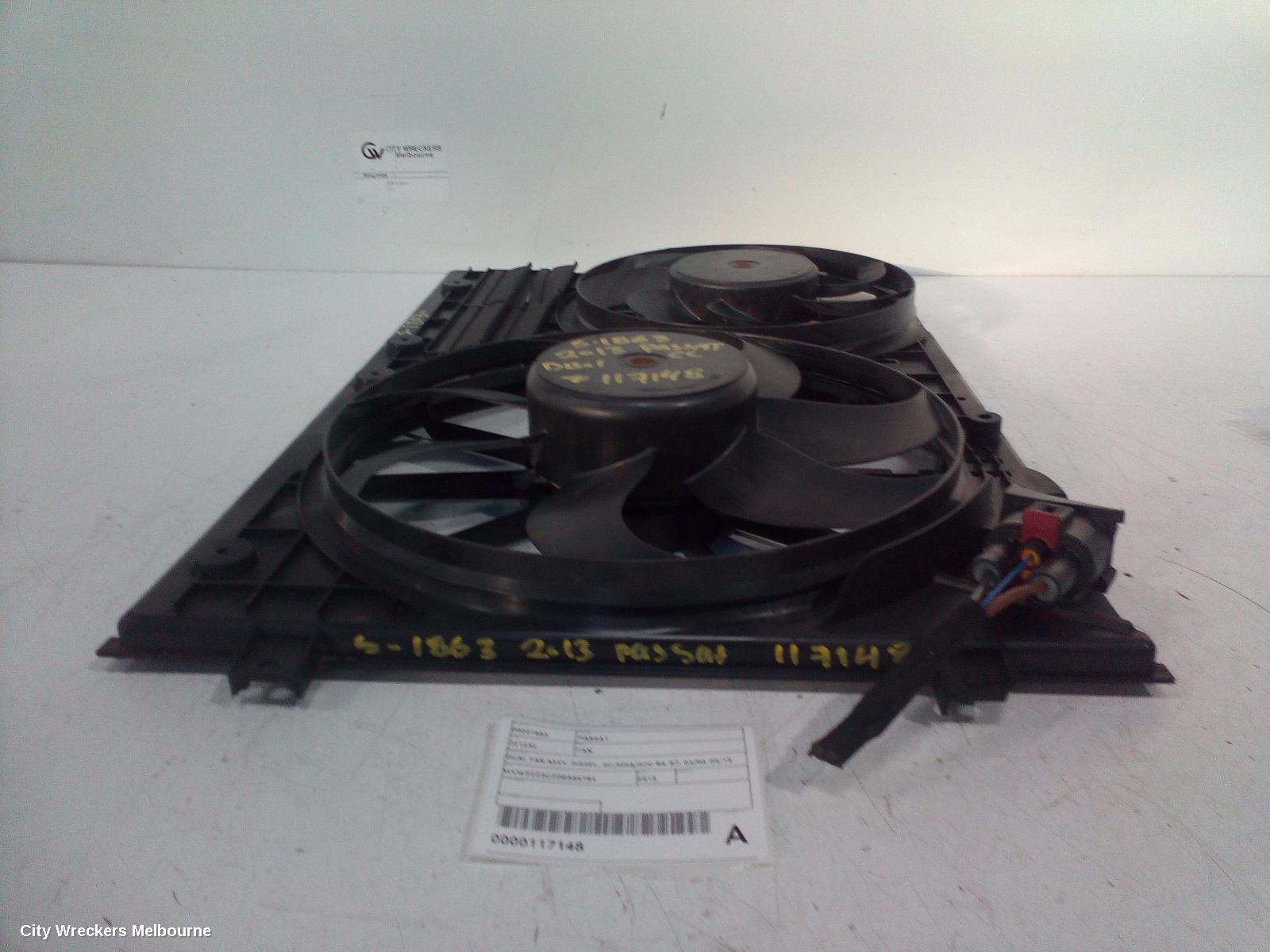 VOLKSWAGEN PASSAT FAN, DUAL FAN ASSY, DIESEL, 3C/MK6/3CC B6-B7, 03/2006 - 05/2015 - Image 3