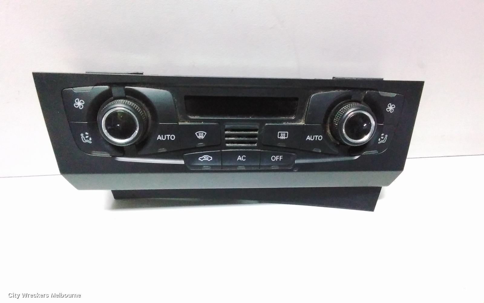 AUDI A5 HEATER/AC CONTROLS, THREE ZONE CLIMATE CONTROL, 8T, HEATED TYPE, 10/2007 - 08/2011 - Image 2