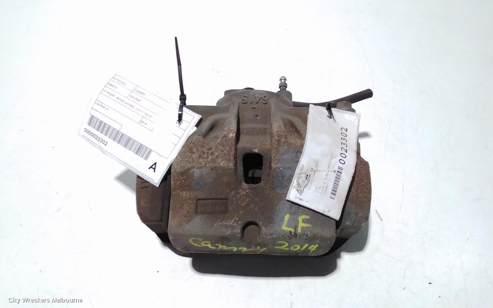 TOYOTA CAMRY CALIPER, LH FRONT, ADVICS TYPE, ASV50/AVV50, 12/2011 - 10/2017 - Image 2