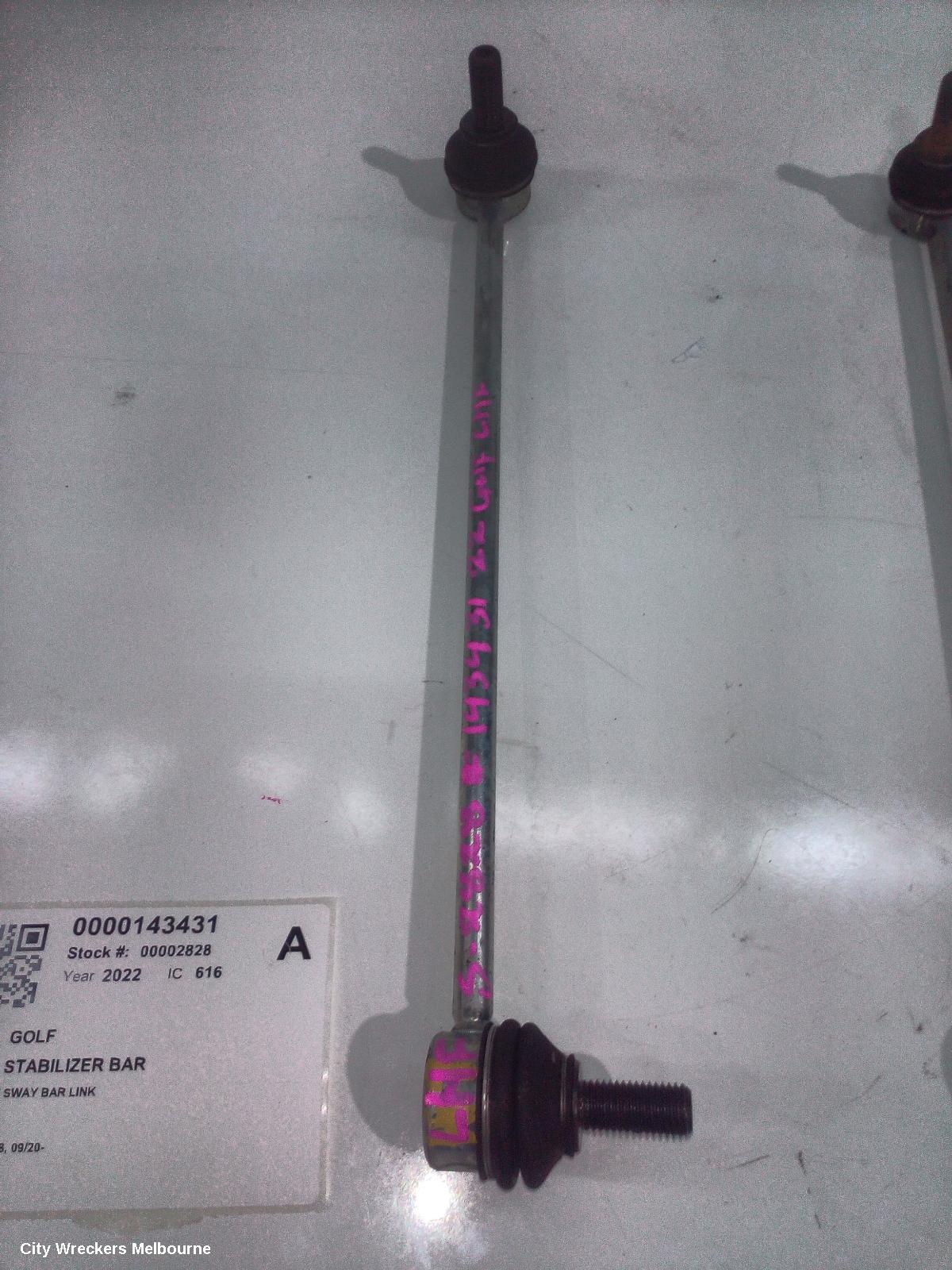 VOLKSWAGEN GOLF STABILISER BAR, GEN 8, 09/2020 ONWARDS - Image 1
