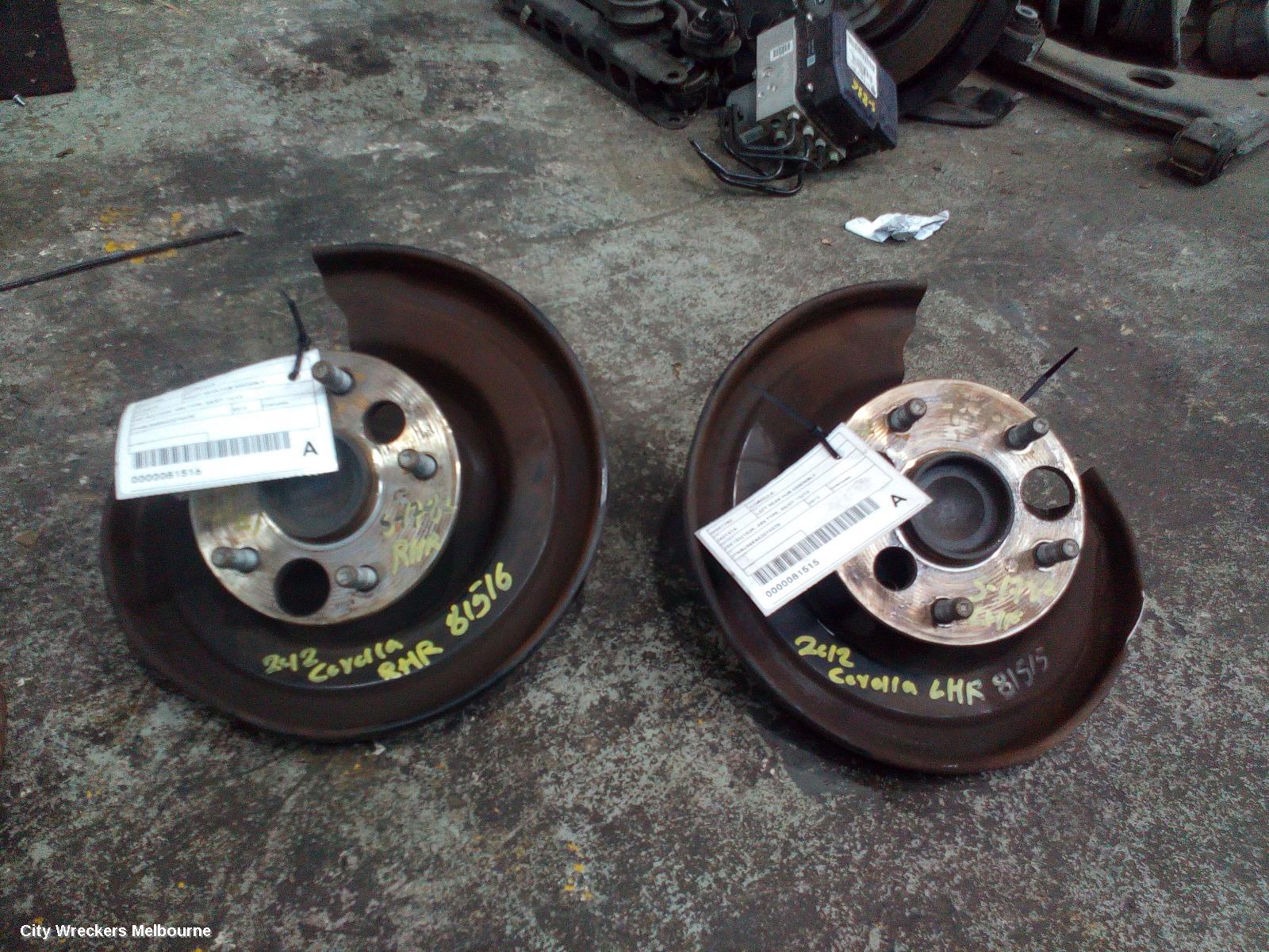 TOYOTA COROLLA LEFT REAR HUB ASSEMBLY, ZRE152/20153R, ABS TYPE, 03/2007 - 10/2013 - Image 2