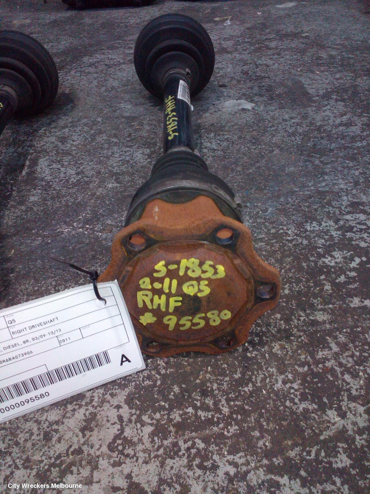 AUDI Q5 RIGHT DRIVESHAFT, FRONT, 3.0, DIESEL, 8R, 03/2009 - 10/2012 - Image 2