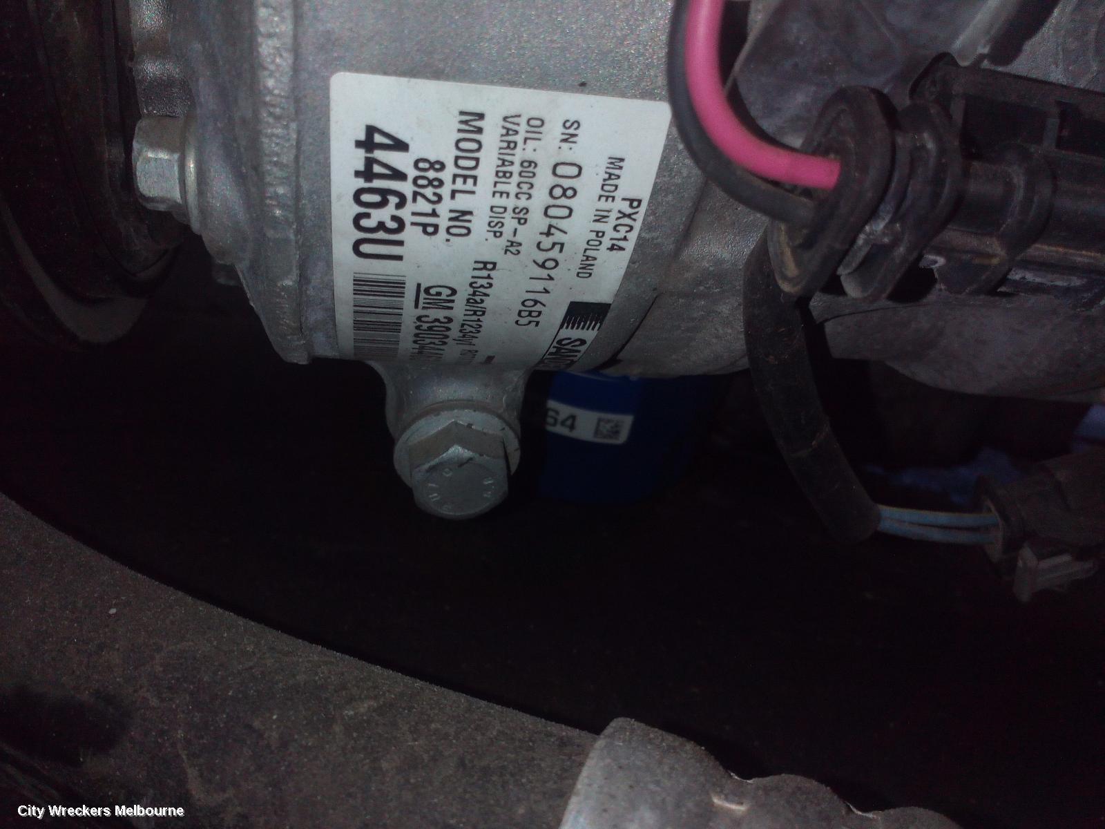 HOLDEN ASTRA A/C COMPRESSOR, BK-BL, 1.4, PETROL, 09/2016 - 12/2020 - Image 2