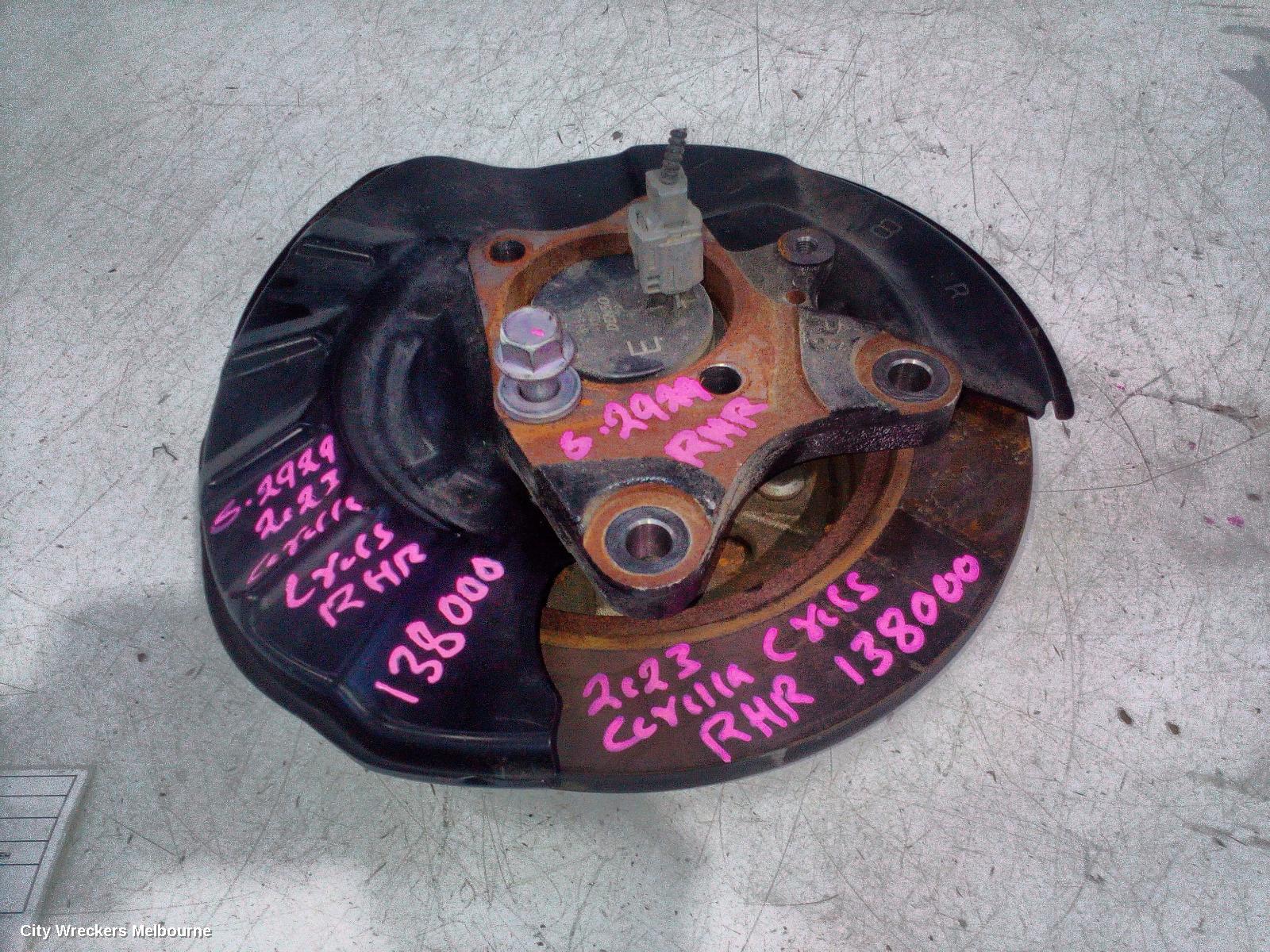 TOYOTA COROLLA CROSS RIGHT REAR HUB ASSEMBLY, XG10, 2WD, 01/2022 ONWARDS - Image 2