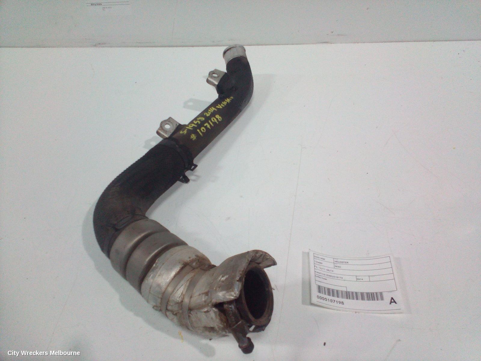HYUNDAI VELOSTER, FS, 10/2011 - 08/2019, TURBO HOSE: 107198 - Image 2