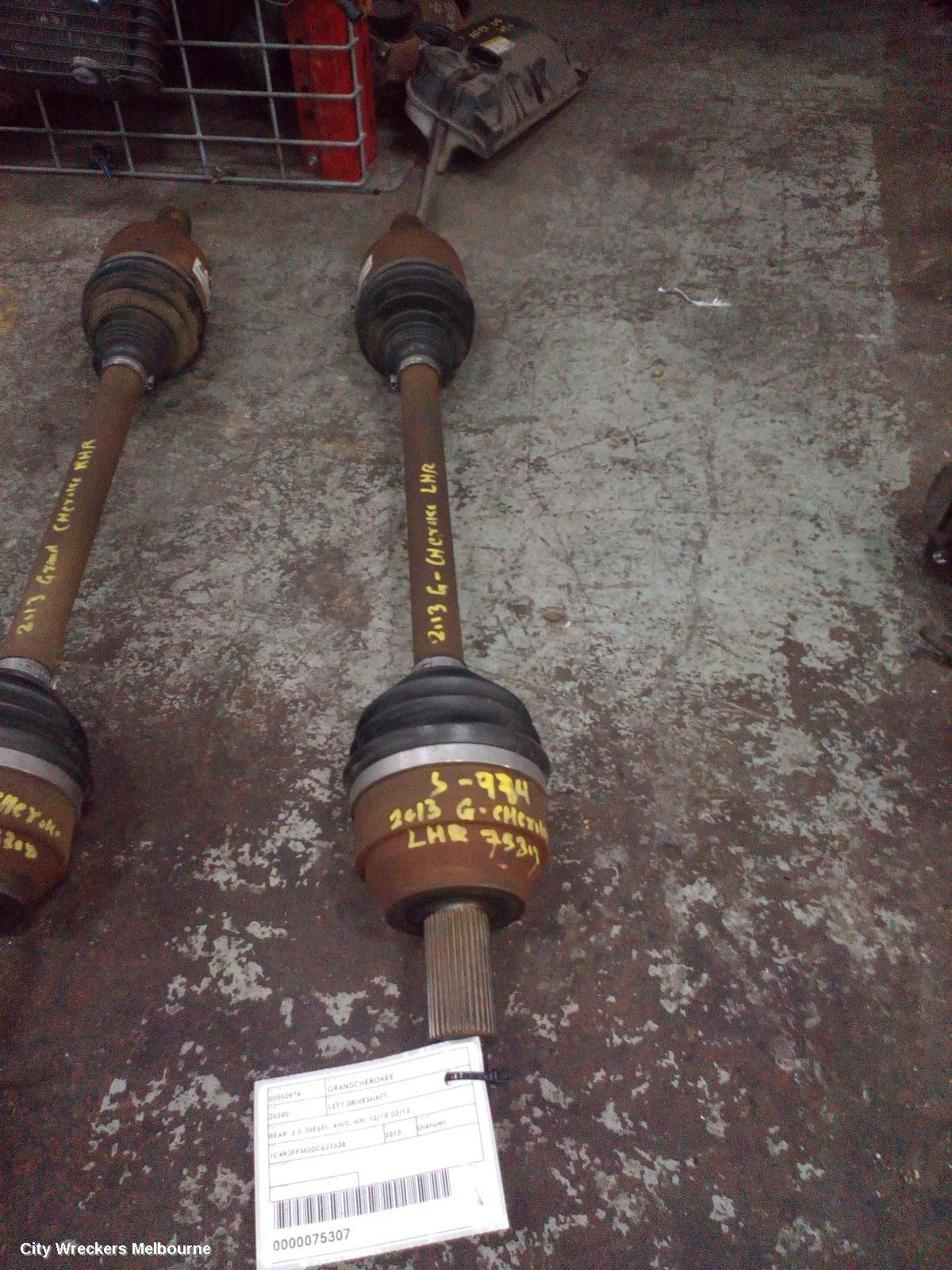 JEEP GRANDCHEROKEE LEFT DRIVESHAFT, REAR, 3.0, DIESEL, AWD, WK, 10/2010 - 03/2013 - Image 1