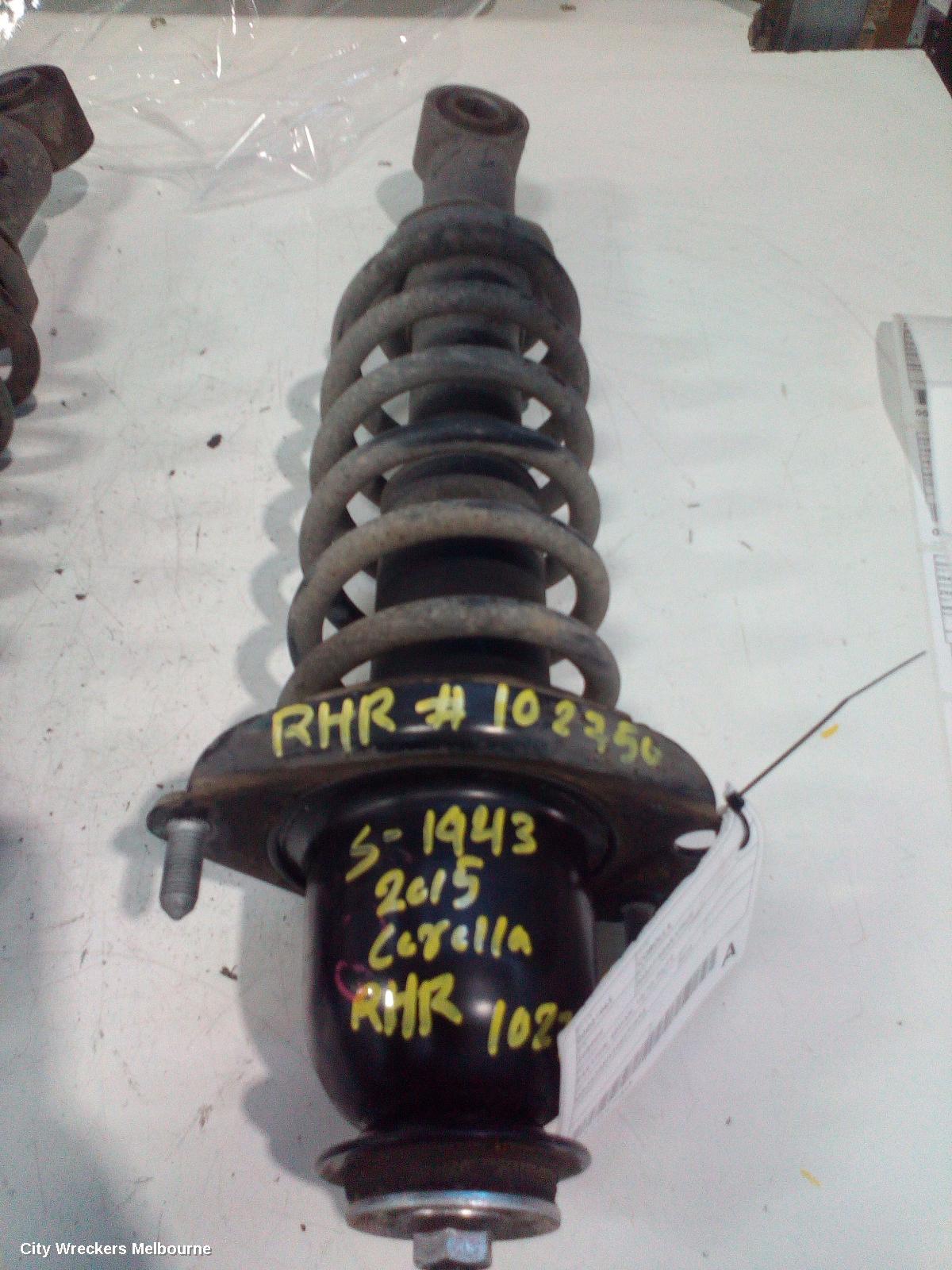 TOYOTA COROLLA RIGHT REAR STRUT, ZRE172R, SEDAN, 12/2013 - 06/2019 - Image 2