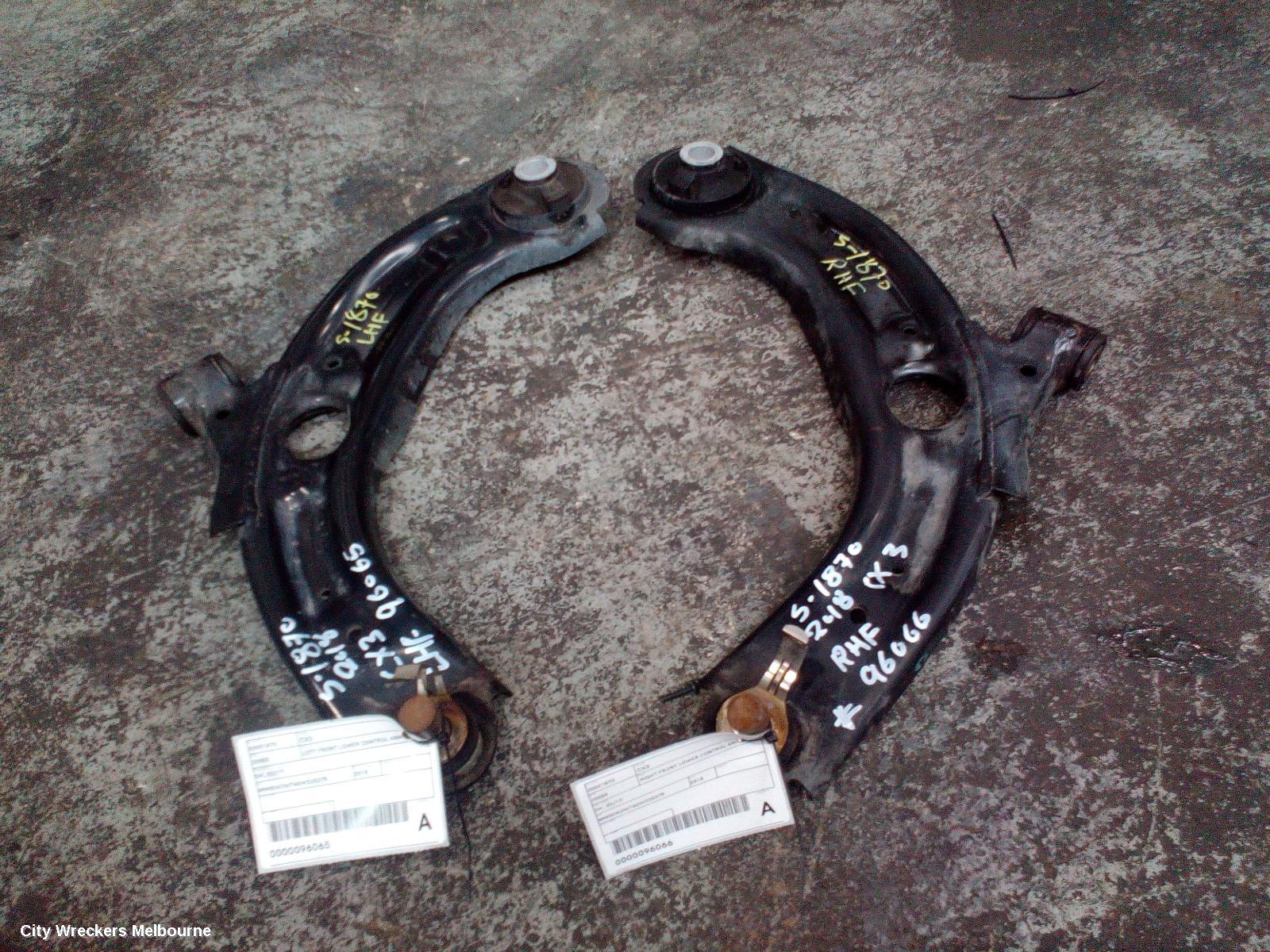 MAZDA CX3 RIGHT FRONT LOWER CONTROL ARM, DK, 02/2017 ONWARDS - Image 2
