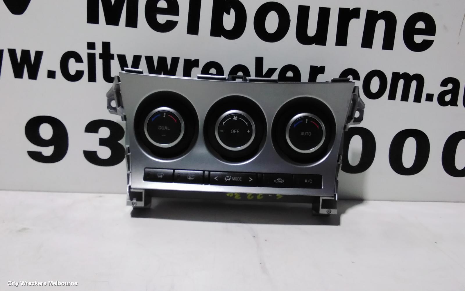 MAZDA 3 HEATER/AC CONTROLS, STANDARD TYPE, BLACK TYPE, BL, 04/2009 - 10/2013 - Image 1