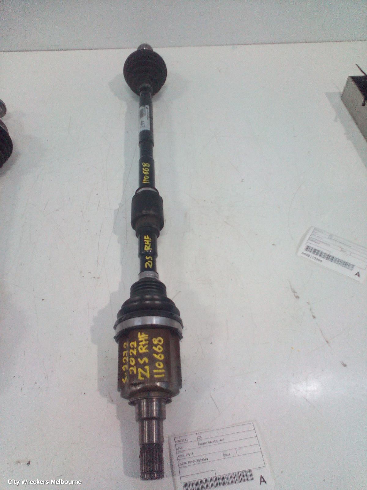 MG ZS RIGHT DRIVESHAFT, AZS1, AUTO T/M, PETROL, 1.5, 09/2017 ONWARDS - Image 2