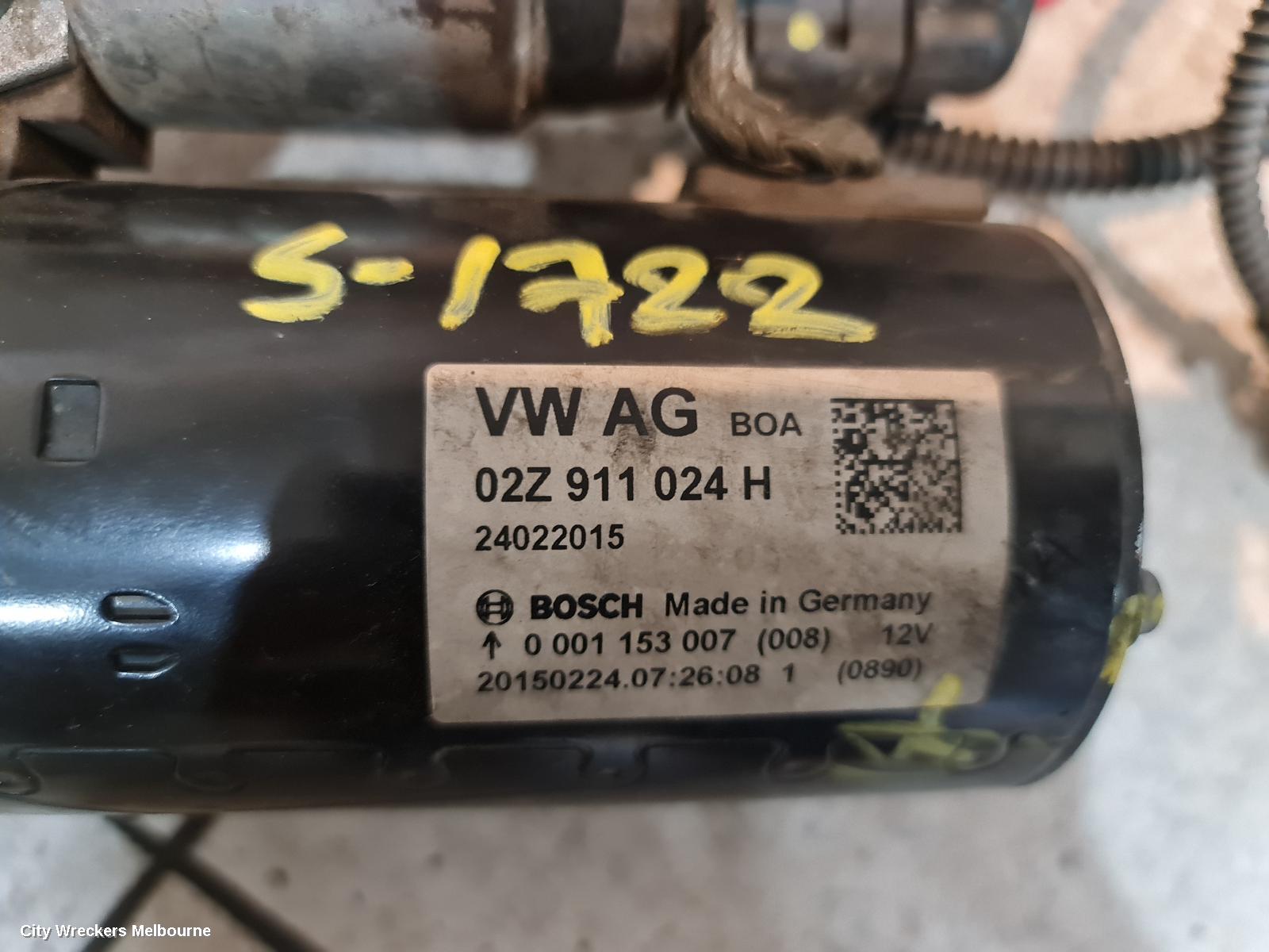 VOLKSWAGEN CADDY STARTER, DIESEL, 1.6, AUTO T/M, VALEO, 2K, 08/2010 - 06/2015 - Image 2