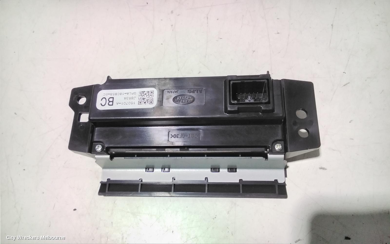 LAND ROVER RANGEROVER SPORT RADIO/CD/DVD/SAT/TV, HEAD UNIT, ANALOGUE AUDIO, W/ SAT NAV, NON TELEMATICS, 2ND ROW DISPLAY TYPE, LOW LINE, L494, 12/2013 - 07/2016 - Image 2