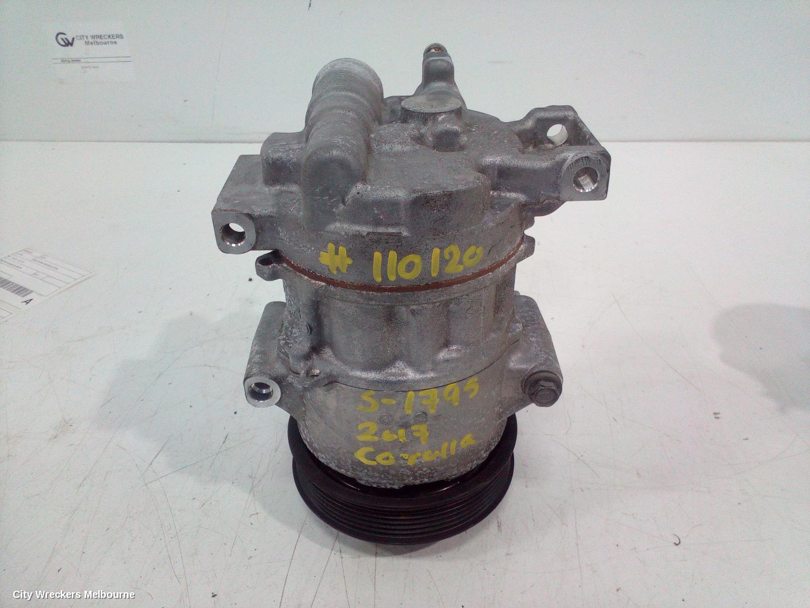 TOYOTA COROLLA A/C COMPRESSOR, ZRE182R, 1.8, 2ZR-FE, PETROL, NON HYBRID, 10/2012 - 06/2018 - Image 1