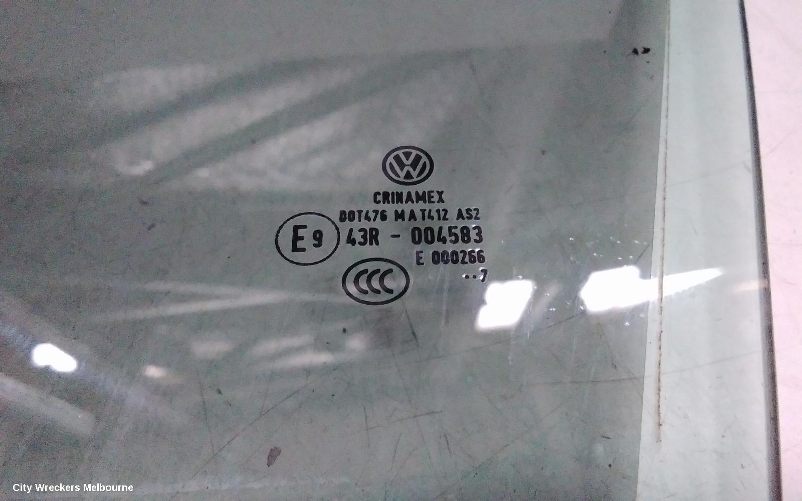 VOLKSWAGEN JETTA LEFT FRONT DOOR WINDOW, 1KM, 02/2006 - 07/2011 - Image 3