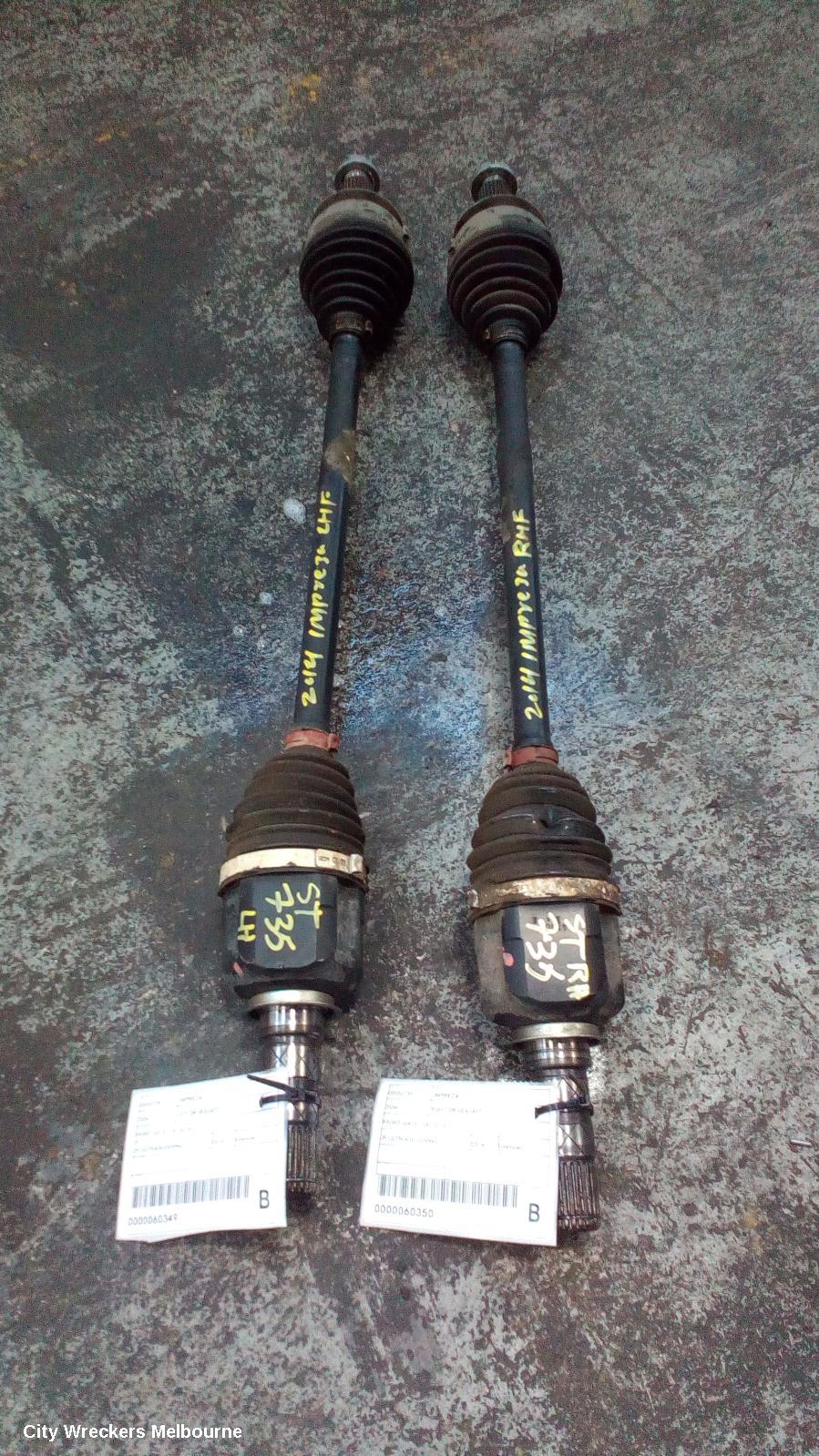 SUBARU IMPREZA LEFT DRIVESHAFT, FRONT, G4, 01/2014 - 10/2016 - Image 2