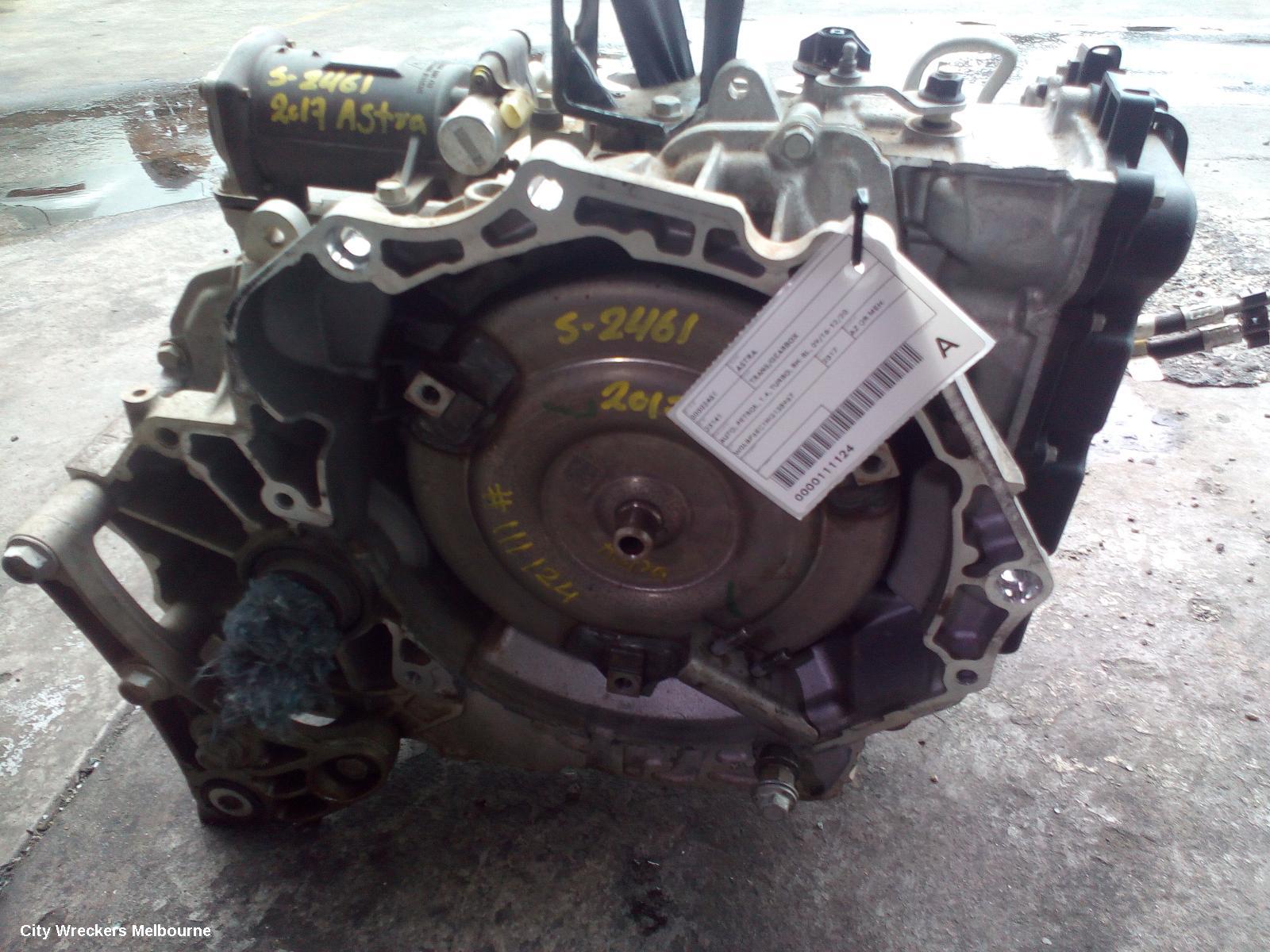 HOLDEN ASTRA TRANS/GEARBOX, AUTO, PETROL, 1.4, TURBO, 7NLS CODE, BK-BL, 09/2016 - 12/2020 - Image 1