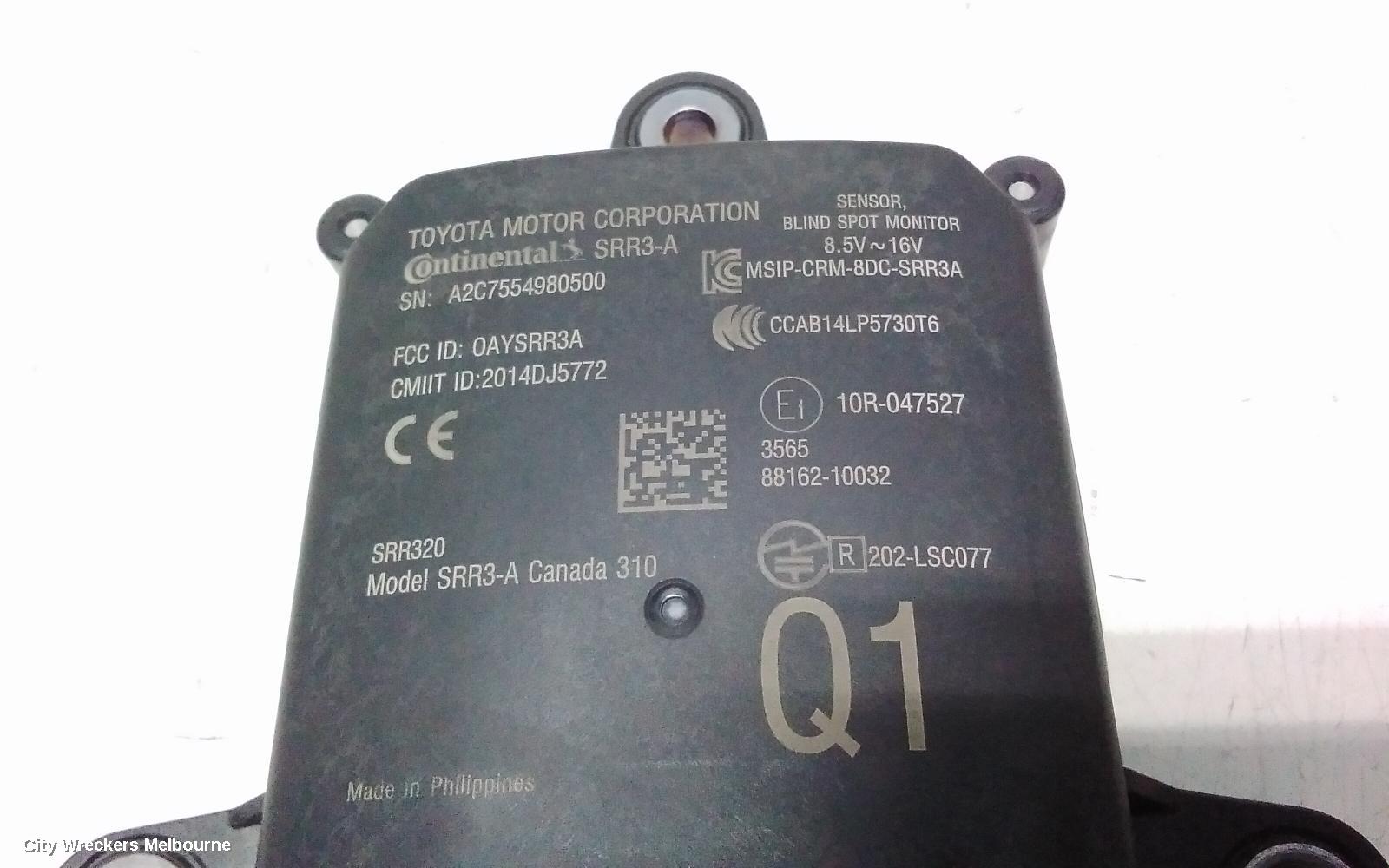 TOYOTA C-HR, GEN 1, 12/2016 - 09/2023, RHR BLIND SPOT MOUDLE: 116096 - Image 2