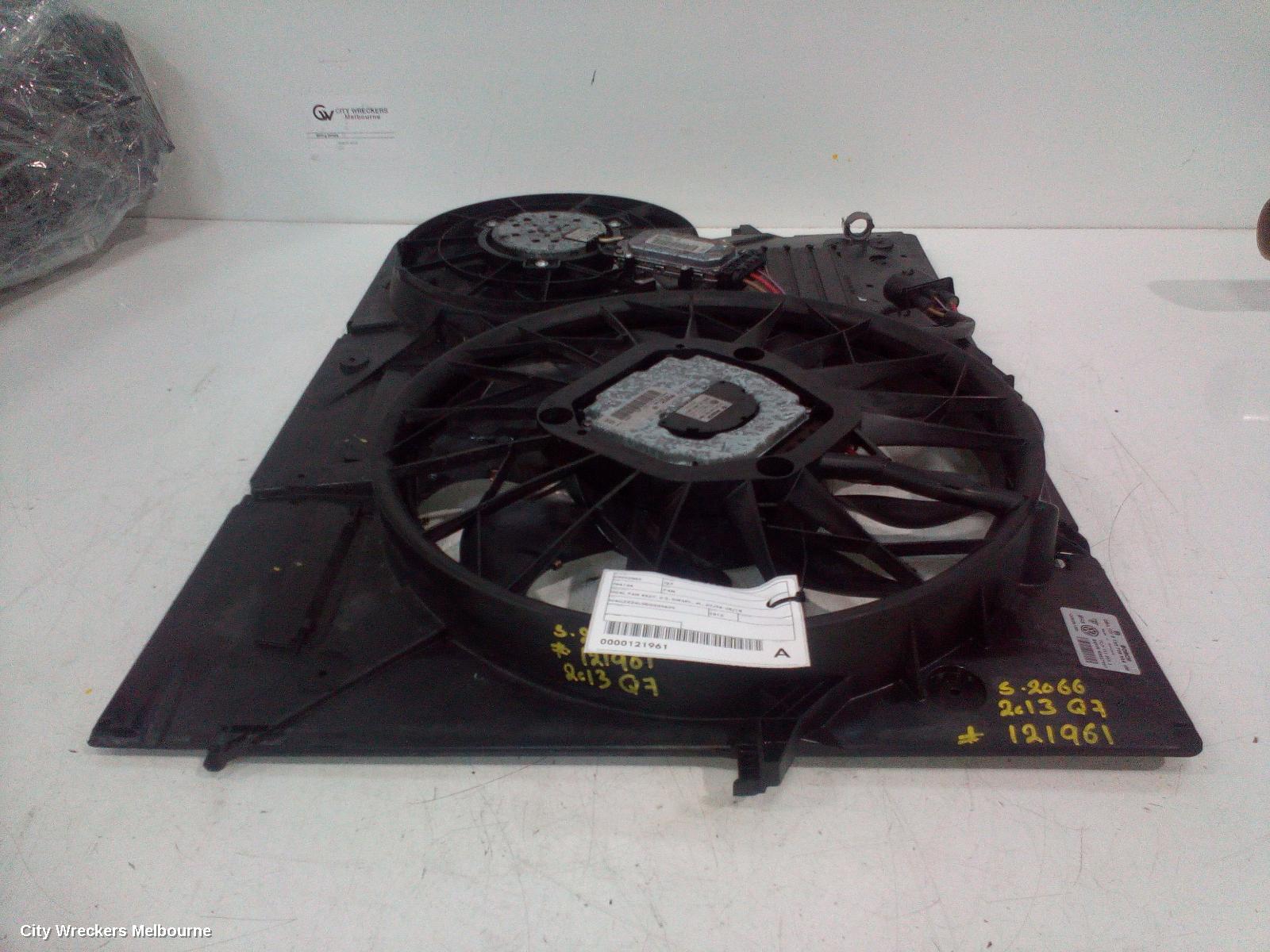 AUDI Q7 FAN, DUAL FAN ASSY, 3.0, DIESEL, 4L, 09/2006 - 08/2015 - Image 1