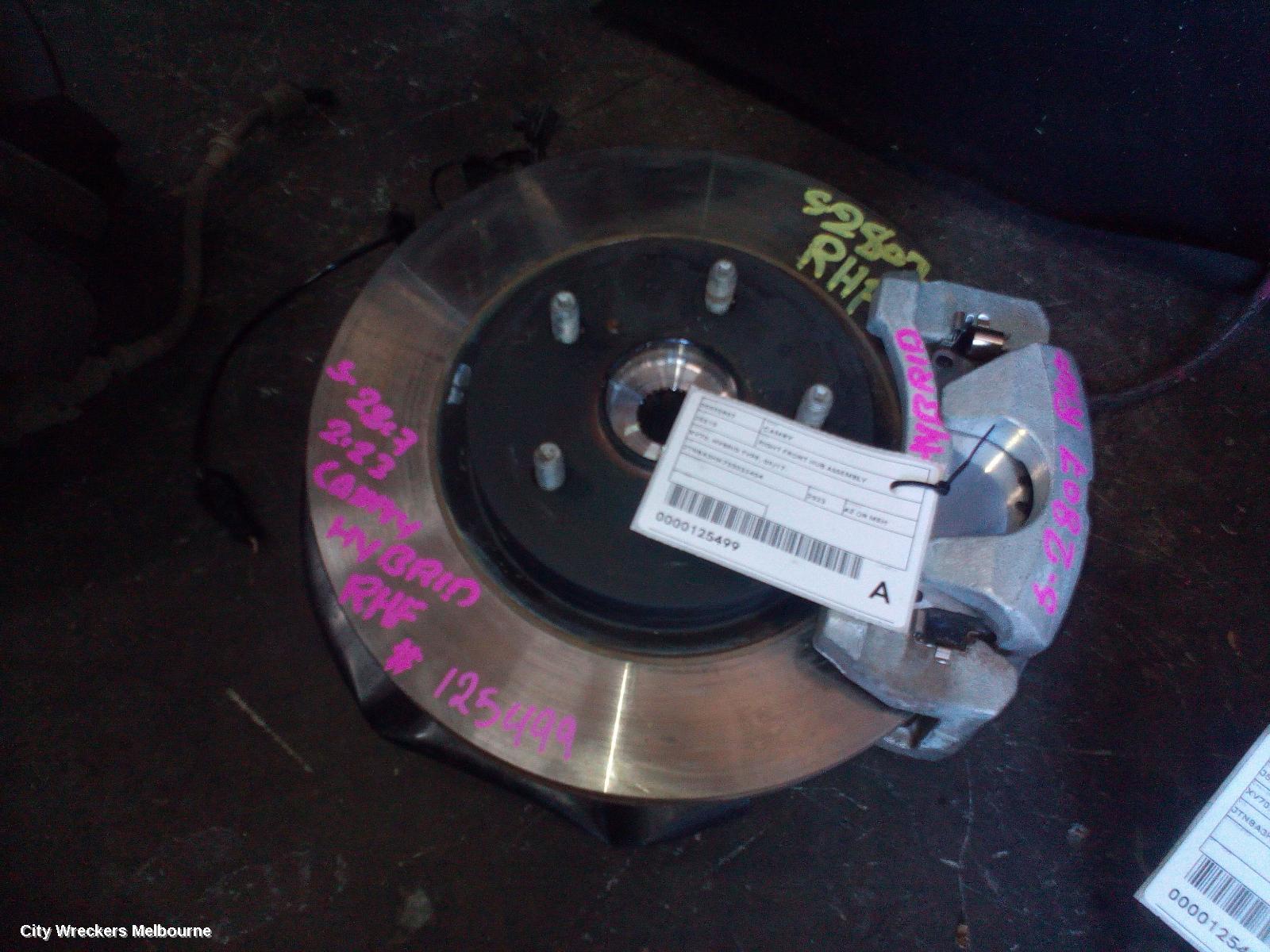 TOYOTA CAMRY RIGHT FRONT HUB ASSEMBLY, XV70, HEV, 09/2017 - 05/2024 - Image 2