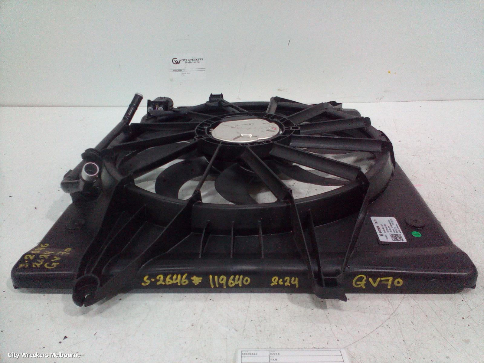 GENESIS GV70 FAN, JK, PETROL, 3.5, TWIN TURBO, G6D, 03/2021 ONWARDS - Image 2