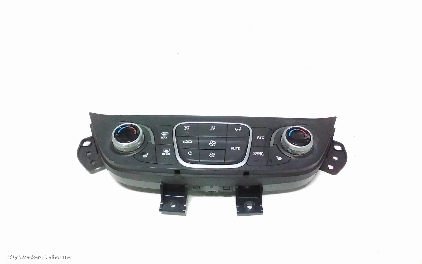 HOLDEN EQUINOX HEATER/AC CONTROLS, DUAL ZONE CLIMATE CONTROL, W/ HEATED ONLY SEATS TYPE, EQ, 09/2017 - 12/2020 - Image 1