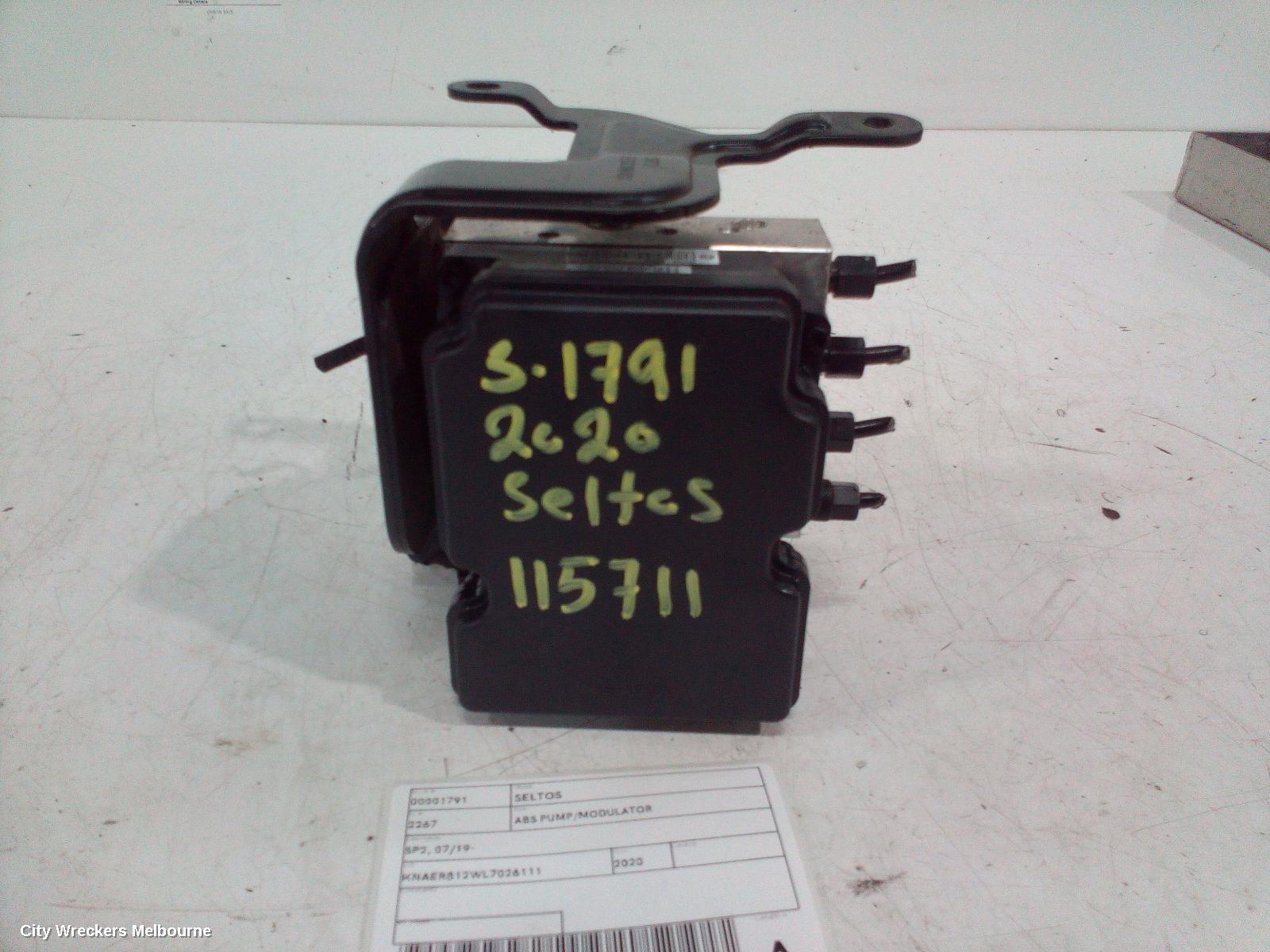 KIA SELTOS ABS PUMP/MODULATOR, SP2, P/N 58910Q5450, 07/2019 ONWARDS - Image 1
