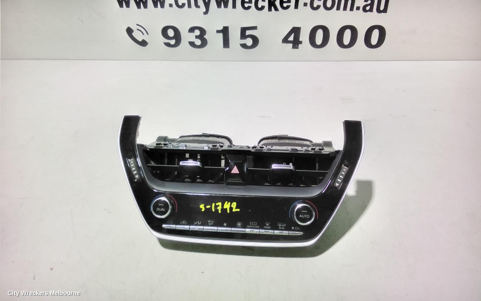 TOYOTA COROLLA HEATER/AC CONTROLS, E210, DUAL ZONE CLIMATE CONTROL TYPE, 07/2018 ONWARDS - Image 2