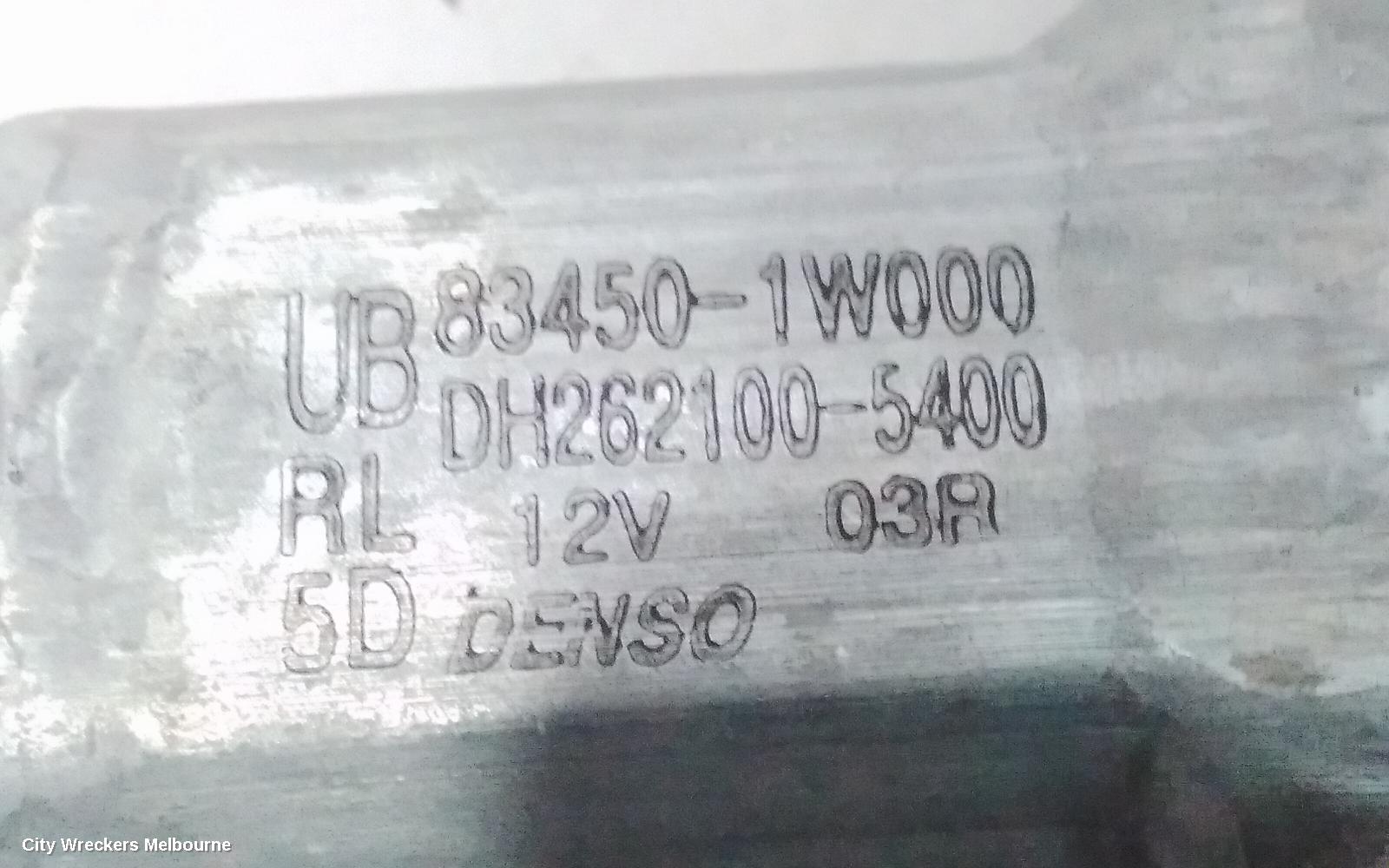 KIA RIO LEFT REAR WND REG/MOTOR, UB, 08/2011 - 11/2016 - Image 3