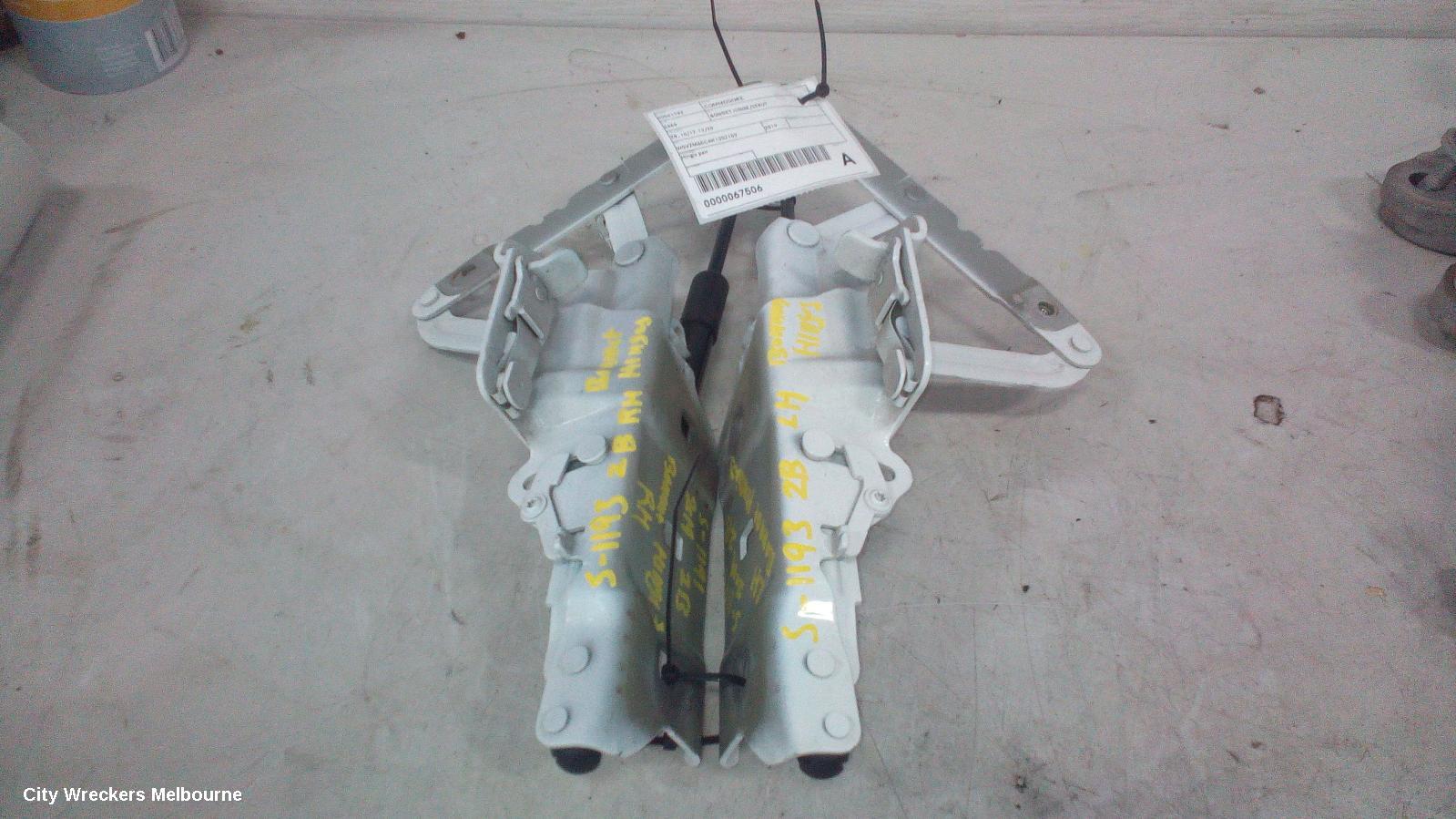 HOLDEN COMMODORE BONNET HINGE/STRUT, ZB, 10/2017 - 12/2020 - Image 1