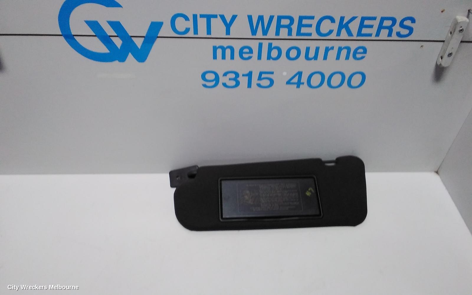 HOLDEN COMMODORE SUNVISOR, VE, LH SIDE, LIGHT GREY, 08/2006 - 04/2013 - Image 1