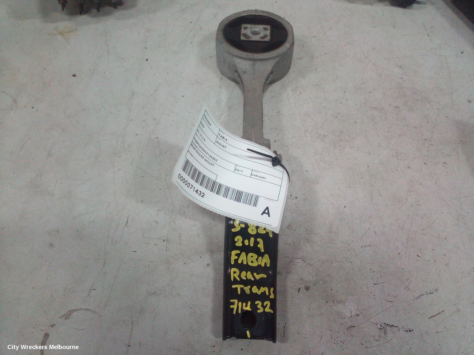 SKODA FABIA MOUNT, NJ, 01/2015 - 08/2021 - Image 1