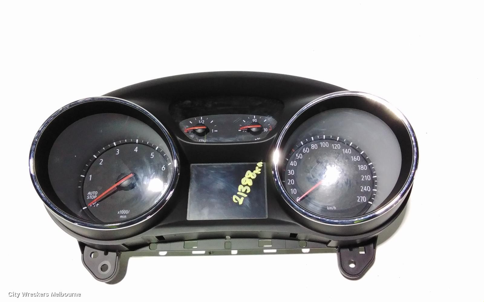 HOLDEN COMMODORE INSTRUMENT CLUSTER, INSTRUMENT CLUSTER, AUTO T/M, PETROL, ZB, 10/2017 - 12/2020 - Image 1