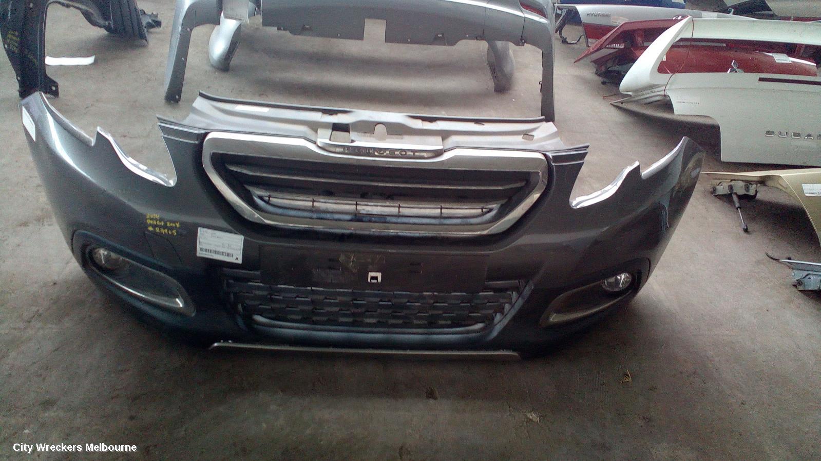PEUGEOT 2008 FRONT BUMPER, A94, BUMPER BAR (ASSY), NON PARK SENSOR, 10/2013 - 12/2016 - Image 1
