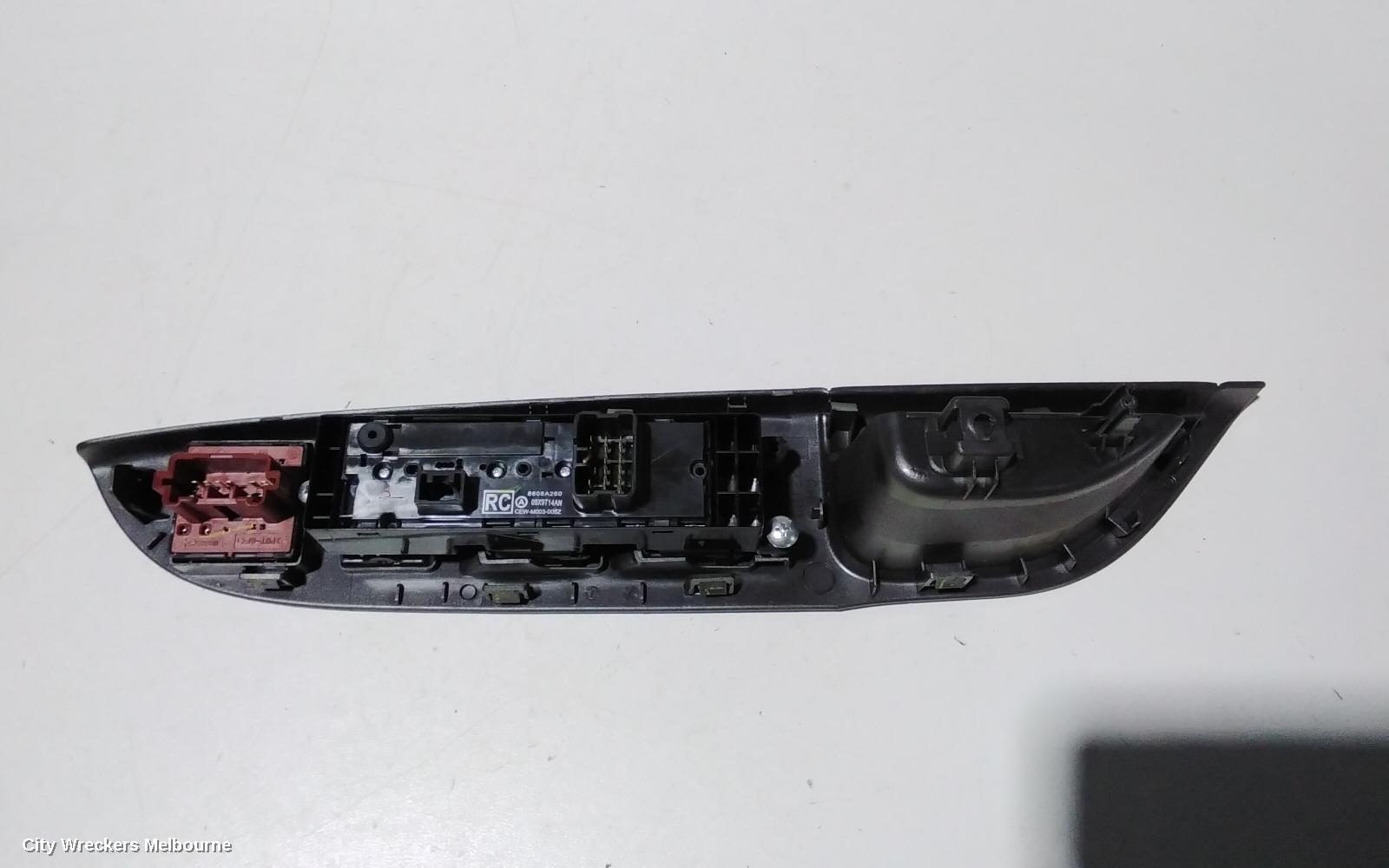 MITSUBISHI ASX PWR DR WIND SWITCH, RH FRONT (MASTER SWITCH), XB-XC, 07/2013 ONWARDS - Image 3
