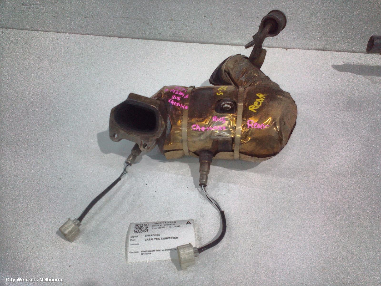 JEEP CHEROKEE CATALYTIC CONVERTER, MANIFOLD-CAT TYPE, 3.2, PETROL, FRONT (LH SIDE), KL, 02/2014 - 03/2018 - Image 3