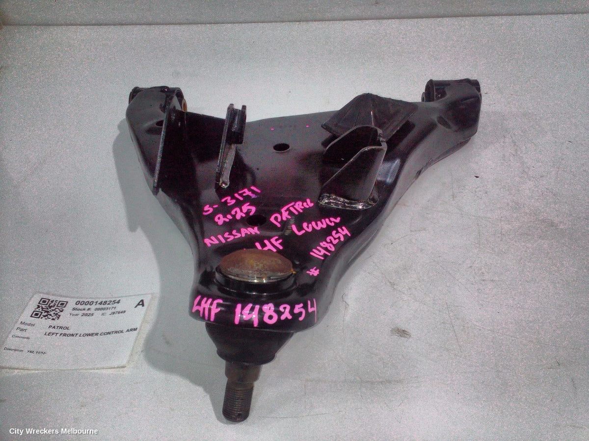 NISSAN PATROL LEFT FRONT LOWER CONTROL ARM, Y62, 11/2012 ONWARDS - Image 1